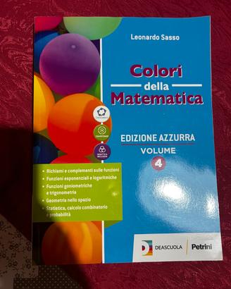 I colori della matematica vol. 4 edizione azzurra
