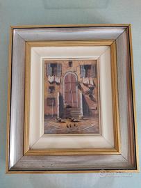 "Porta" Olio su tela di G. Borelli