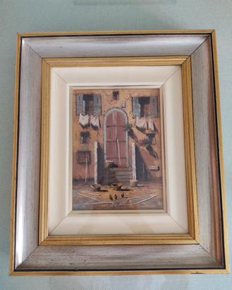 "Porta" Olio su tela di G. Borelli