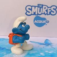 Puffi Puffo Scuola Zaino scuro 20103 Pupil 4A Pejo