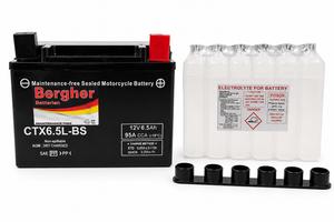 Batteria Moto Nuova Completa di Acido
