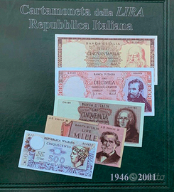 COMPR0 LIRE in moneta banconote antiche