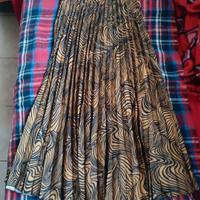 gonna lunga plissettata 