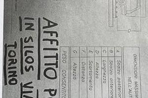 Posto auto in silos Torino Centro (via Bellezia 5)