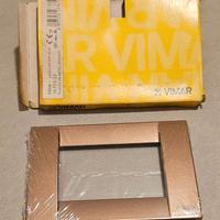 Placca Vimar Idea Metal bronzo 3 mod. art 16733.22