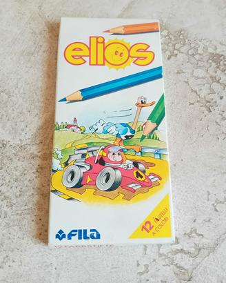 12 pastelli con confezione Fila Elios vintage 80 