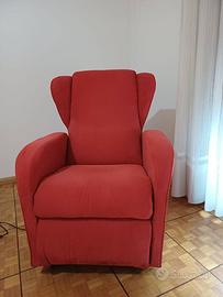 Poltrona relax elettrica reclinabile