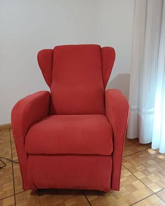 Poltrona relax elettrica reclinabile