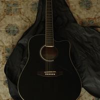 Chitarra acustica elettrificata Eko Range CW EQ BK