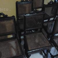 Sedie legno paglia di Vienna