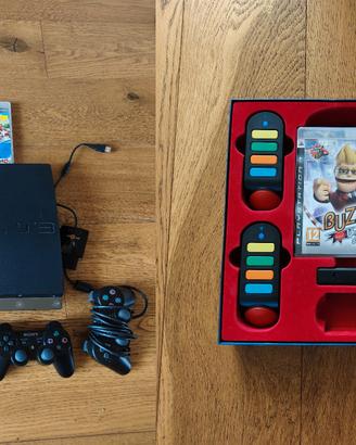 Ps3 slim 120gb + 4 controller + gioco rio 🎮