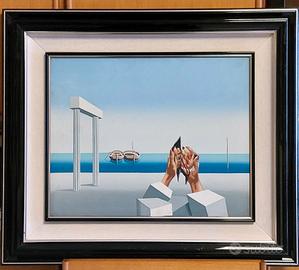 Dipinto olio su tela arte moderna 