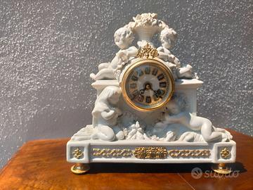 Orologio da tavolo porcellana mangani