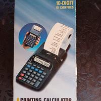 calcolatrice casio con rullo per stampa