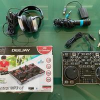 Hercules DJ Control MP3 LE + microfono + cuffie