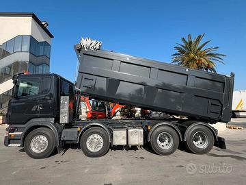 Ribaltabile scania r480 8x4 del 2013 euro 5