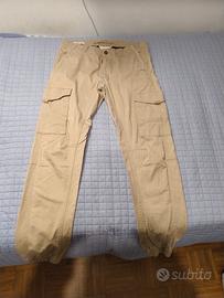 Jack & Jones cargo Paul tapered beige – taglia 33/
