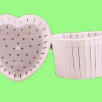 FUSCELLE PER RICOTTA A FORMA DI CUORE 70 GRAMMI 