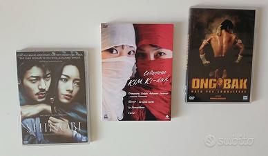 Dvd film azione, arti marziali e psico-thriller