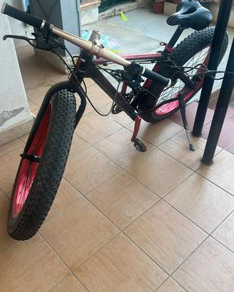 bicicletta vertek fat bike big boy 26" come nuova