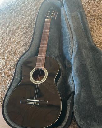 Chitarra Classica Clarissa Nera Lucida + Custodia