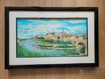 QUADRO PITTORE GIULIANO MAZZARI (1925-2021)
