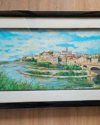 QUADRO PITTORE GIULIANO MAZZARI (1925-2021)