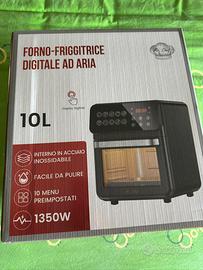 Friggitrice ad aria e forno 10 litri nuova