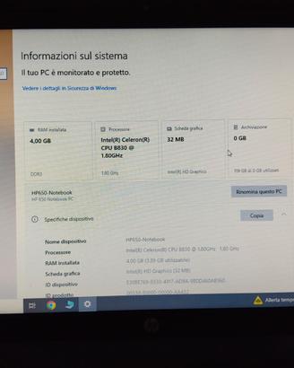 Notebook HP650 CD DVD RW