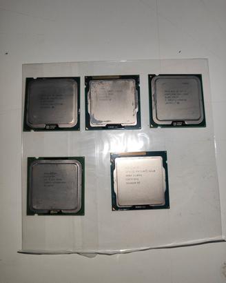 Processori per PC Pentium, Pentium Dual Core e i3 