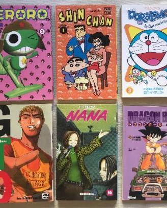 Lotto manga misti edizion francese gto dragon ball