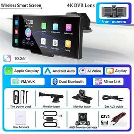 DASH CAM 10.26" CARPLAY ~ ANDROID AUTO + ACCESSORI