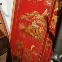 Armadio cinese dipinto