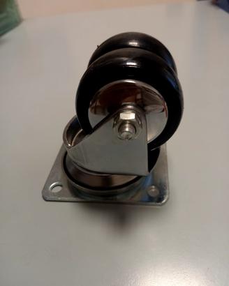 Ruota doppia per carrelli