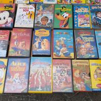 Lotto 35 vhs per bambini