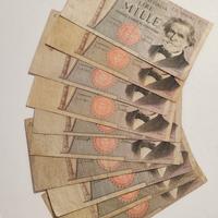 10 banconote 1000 lire Giuseppe Verdi 