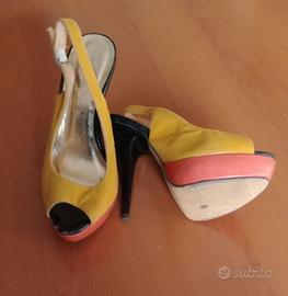 Sandali donna di camoscio