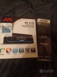 Autoradio JVC con CAR DAB+HIGWAY200