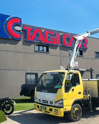Isuzu Q75y6 gru e cassone fisso TAGICAR 