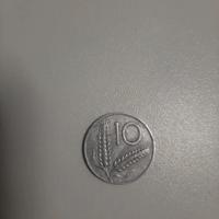 Moneta 10 lire Italia 1954 Spiga