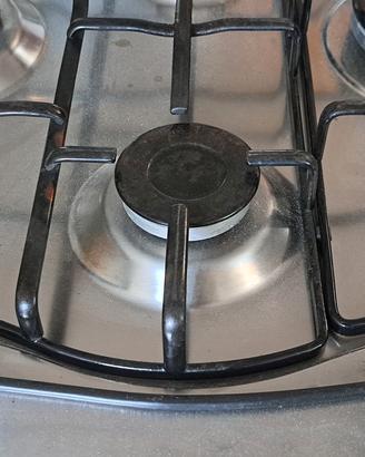 Piano cottura fornello gas 5 fuochi Hotpoint 