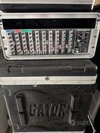 Mixer behringer RX1202FX V2 piu RTA31 analizzatore