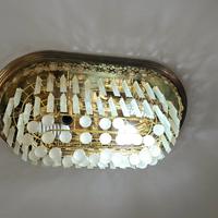 Lampadario colore oro 