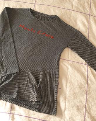 Maglia donna signora Manila Grace maniche lunghe