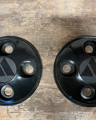 Coppia borchiette/copriruota Autobianchi A112