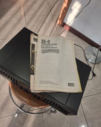 Equalizzatore Grafico Vintage Sansui SE-8 + Manual