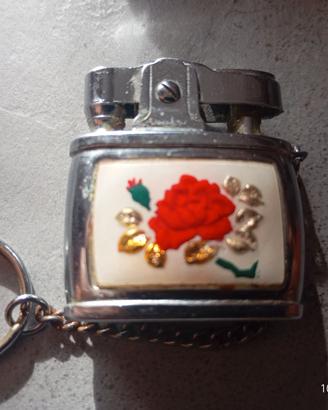 Accendino Penguin vintage Tascabile rosa rossa