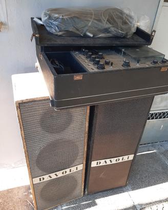 mixer Davoli con casse 