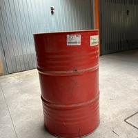 Tre fusti acciaio industriale 200 litri vuoto