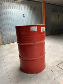 Tre fusti acciaio industriale 200 litri vuoto